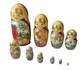 10-piece Hand-painted Russian Matryoshka Nesting Dolls Set With Fairy Tale Story
