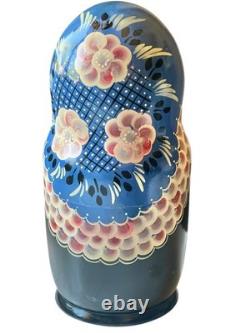 10-Piece Hand-Painted Russian Matryoshka Nesting Dolls Set With Fairy Tale Story
