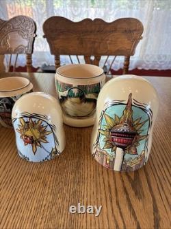 10 Piece Russian Nesting Dolls Golden Cockerel Hand Painted