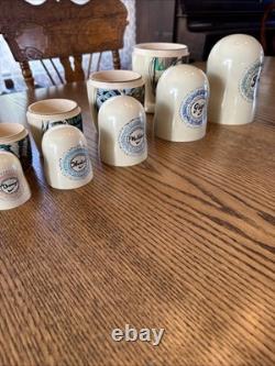 10 Piece Russian Nesting Dolls Golden Cockerel Hand Painted