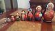 10 Piece Signed Matryoshka Russian Religious Icons Nesting Dolls Gorgeous