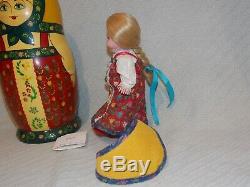 10 Russian Nesting Doll with Madame Alexander Doll Inside, E1-159 Style # 24150