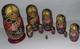 10 Vintage Russian Nesting Doll Wood Stacking Babushka 1992 Cerrueb Tocag Cbm