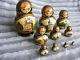 10 Pcs Church Signed Russian Nesting Dolls Matryoshka Not Sergiyev Posad