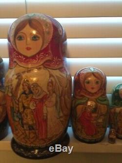 10 peice russian nesting dolls