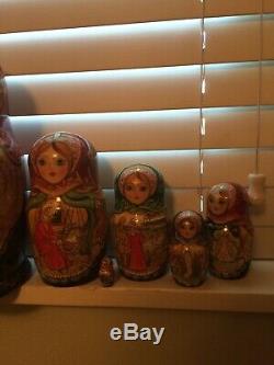 10 peice russian nesting dolls