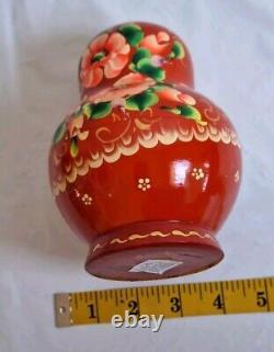 10pc Russian MATRYOSHKA Nesting Doll Fairy Tales Signed