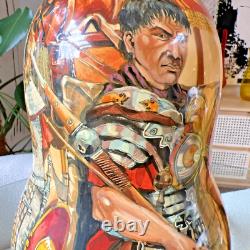 10pc Russian Nesting Dolls Rome by Sukhanov Hand Painted Matryoshka Russia WOW