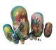 10pcs One Of A Kind Russian Nesting Doll Magic Forest By Larisa Chulkova