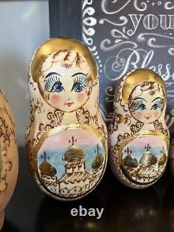11 Russian Nesting Doll with 10 Pces Handmade Signed