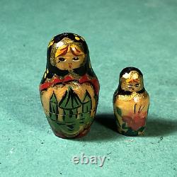 12 Piece Matryoshka 11 Tall Artist Signed Russian Nesting Dolls Pushkin