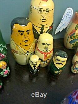 15 Assorted Nesting Dolls Plus