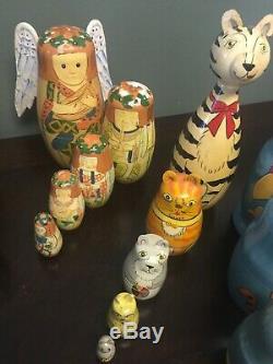 15 Assorted Nesting Dolls Plus