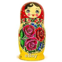 15 Semyonov Extra Large Traditional Wooden Russian Nesting Dolls Matryoshka