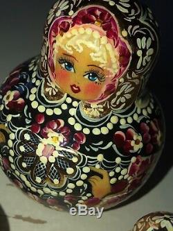 17 Piece Set Gorgeous Russian Authentic Matryoshka Nesting Dolls 17pcs Russia