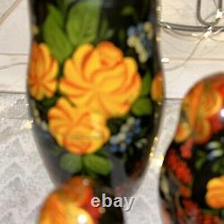 1992 VTG Russian Fairytale Nesting DOLL Hand Painted Signed 9.5- 10 Pce