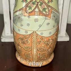 1994 8 Signed Pastel Colors High Gloss Russian Handmade 8 Pce Nesting Doll