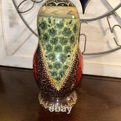 1994 Russian Matryoshka Nesting Dolls Holiday Birds w / Holly 10 Pce 10 Tall