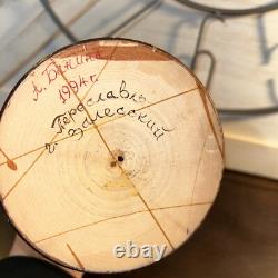 1994 Russian Matryoshka Nesting Dolls Holiday Birds w / Holly 10 Pce 10 Tall