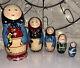 1995 Traditional Matryoshka Family Nesting Dolls Russian Hand Painted 5 Signed