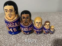 1996-97 Kansas Jayhawks Russian Nesting Doll Pierce, Laftentz +