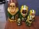 1996-97 Super Bowl Xxxi Champs Green Bay Packers Russian Nesting Dolls Le /1000