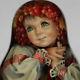 1 Kind Art Roly Poly Nesting Matryoshka Russian Author Doll Autumn Princess Girl