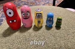 2012 Yo Gabba Gabba Rare Russian Nesting Dolls Collectible Stacking Toy