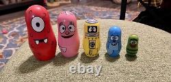 2012 Yo Gabba Gabba Rare Russian Nesting Dolls Collectible Stacking Toy