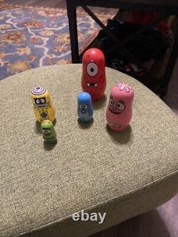 2012 Yo Gabba Gabba Rare Russian Nesting Dolls Collectible Stacking Toy