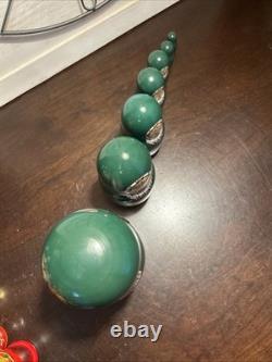 2014 Signed Golden Cockerel Native American Matryoshka Nesting Doll 7 Pce