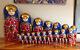 50 Pc Rare Giant Russian Nesting Traditional Doll Flowershand Painted 26.5h