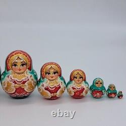 6 Art Nesting dolls Ukrainian Artwork 10 in 1 Exclusive unique matryoshka