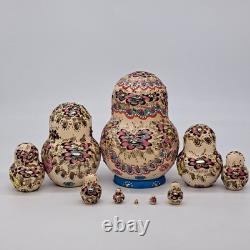 6 Exclusive Nesting dolls Artwork 10 in 1 matryoshka Handmade By Burn