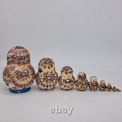 6 Exclusive Nesting dolls Artwork 10 in 1 matryoshka Handmade By Burn