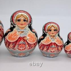 6 Exclusive Nesting dolls Artwork 10 in 1 matryoshka Handmade In Ukraine