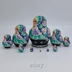 6 Stunning Nesting dolls Artwork 10 in 1 matryoshka Handmade In Ukraine 2024