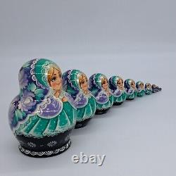 6 Stunning Nesting dolls Artwork 10 in 1 matryoshka Handmade In Ukraine 2024