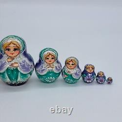 6 Stunning Nesting dolls Artwork 10 in 1 matryoshka Handmade In Ukraine 2024