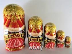 7 5 Pc, Nativity Christmas Hand Made Russian Matryoshka Nesting Doll Set 357