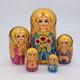 7 Angel Nesting Dolls Matryoshka 5 In 1 Russian Doll Handmade Ukraine Exclusive