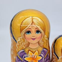 7 Angels Nesting dolls Matryoshka 5 in 1 Russian Doll Handmade in Ukraine
