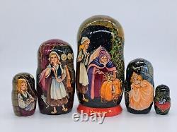 7 Cinderella nesting dolls 5 in 1 Matryoshka Exclusive Artwork Miniature