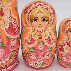 7 Collection Nesting dolls Matryoshka 5 in 1 Handmade In Ukraine Russian Doll