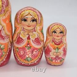 7 Collection Nesting dolls Matryoshka 5 in 1 Handmade In Ukraine Russian Doll