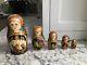 7 Matryoshka Doll Set Of 5 Fairy Tale Folk Art Nesting Dolls Russian Signed