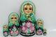 7 Nesting Dolls Beauty Princess Russian Doll Matryoshka 5 In 1 Hand Painted #05
