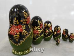 7 Pieces Fairy Tale Matryoshka Dolls Signed by artist