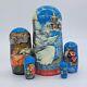 7 Snow Queen Nesting Dolls 5 In 1 Matryoshka Exclusive Artwork Russian Doll