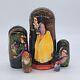 7 Snowywhite Nesting Dolls 5 In 1 Matryoshka Exclusive Artwork Russian Doll